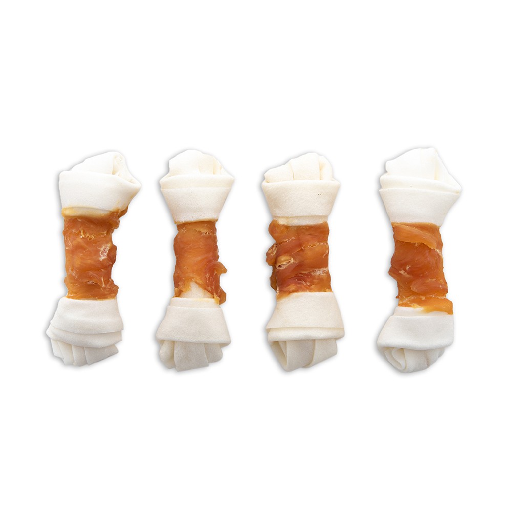 Chicken Wrapped Knotted Bone