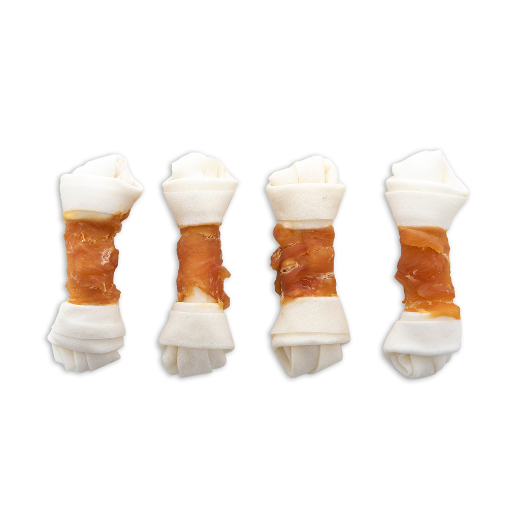 Chicken Wrapped Knotted Bone
