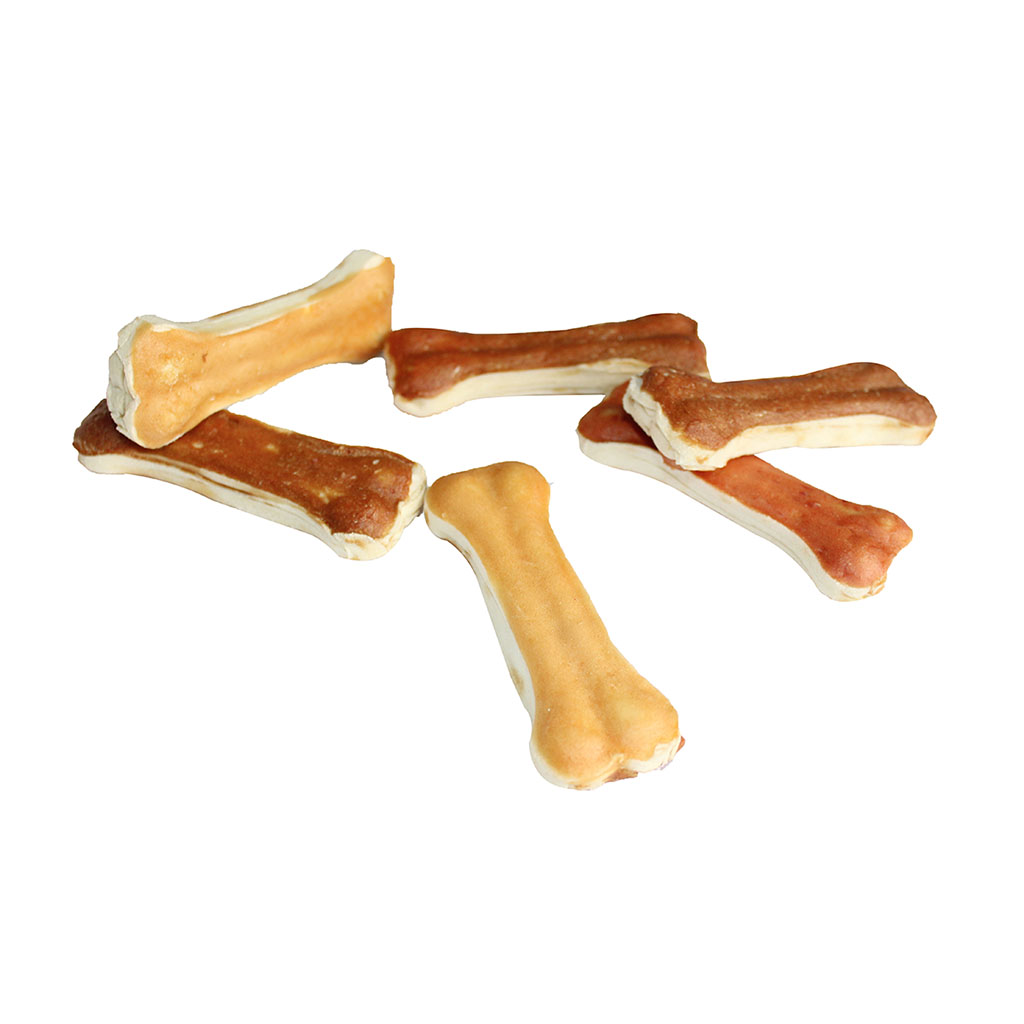 Chicken and Beef Rawhide Pressed Bone