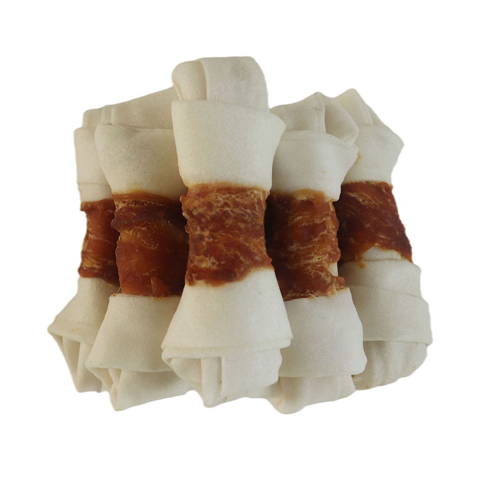 Duck Wrapped Knotted Bone