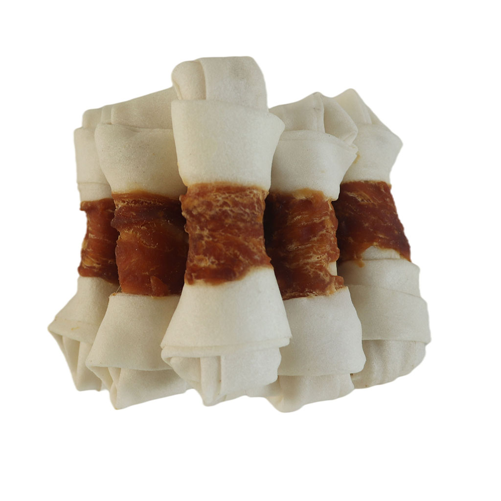 Duck Wrapped Knotted Bone