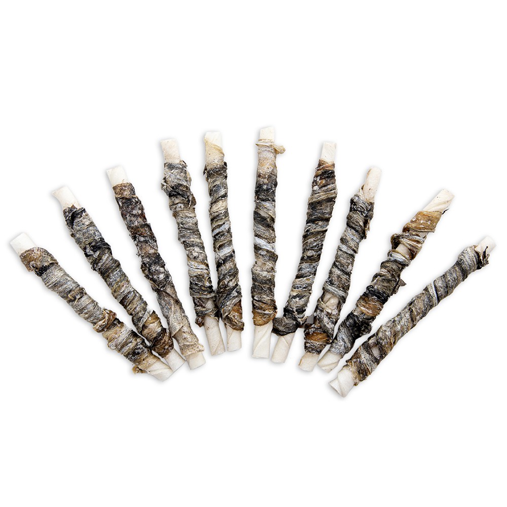 Fish Skin Wrapped Twists