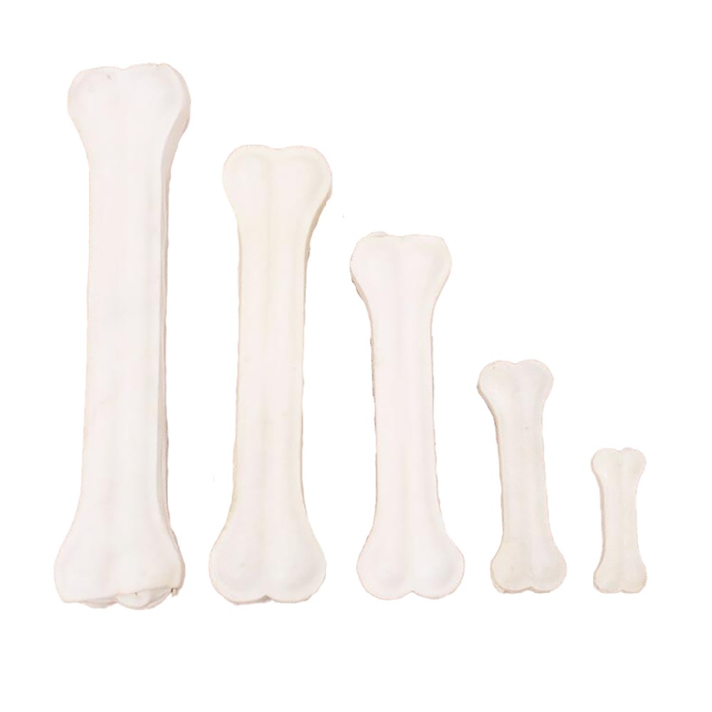 White Rawhide Pressed Bone