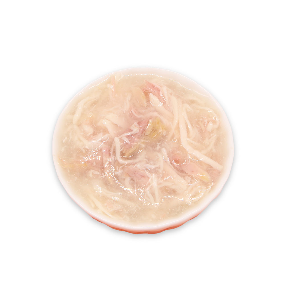 Shredded Chicken Soup with Tuna