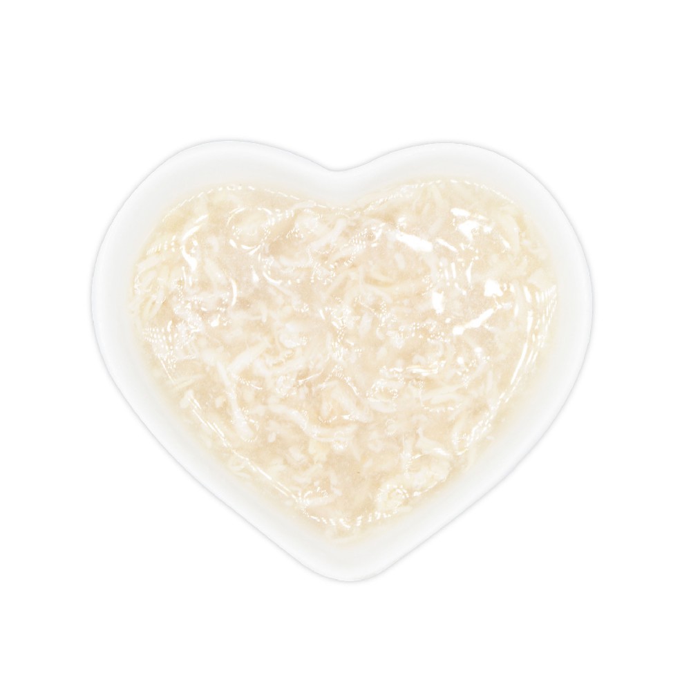 Shredded Chicken Soup with Whitebait