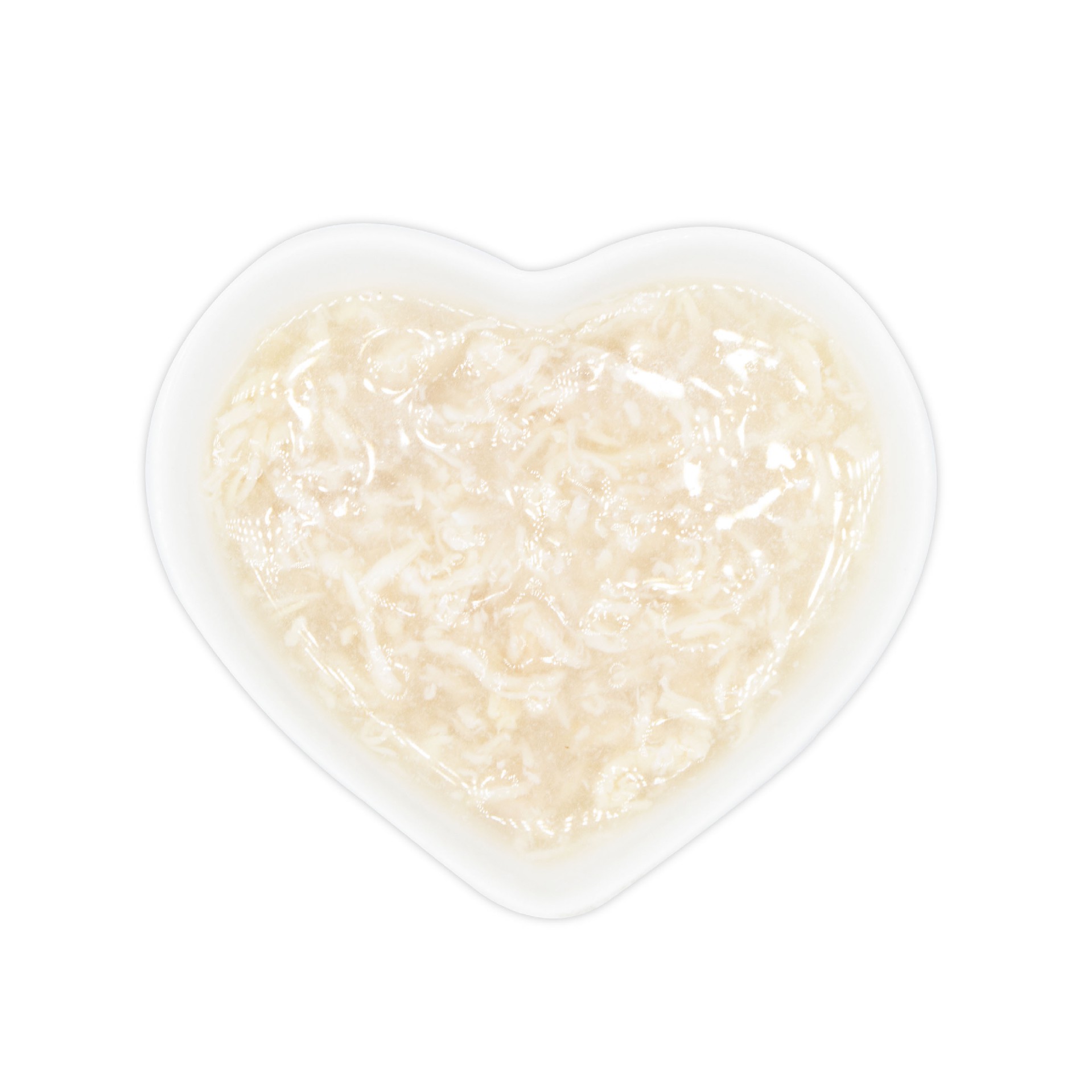 Shredded Chicken Soup with Whitebait