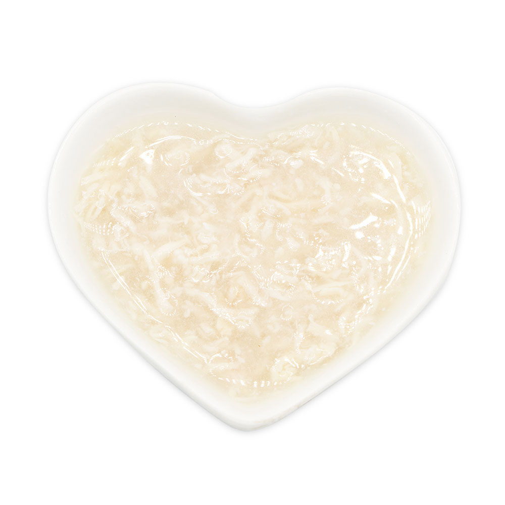 Shredded Chicken Soup with Whitebait