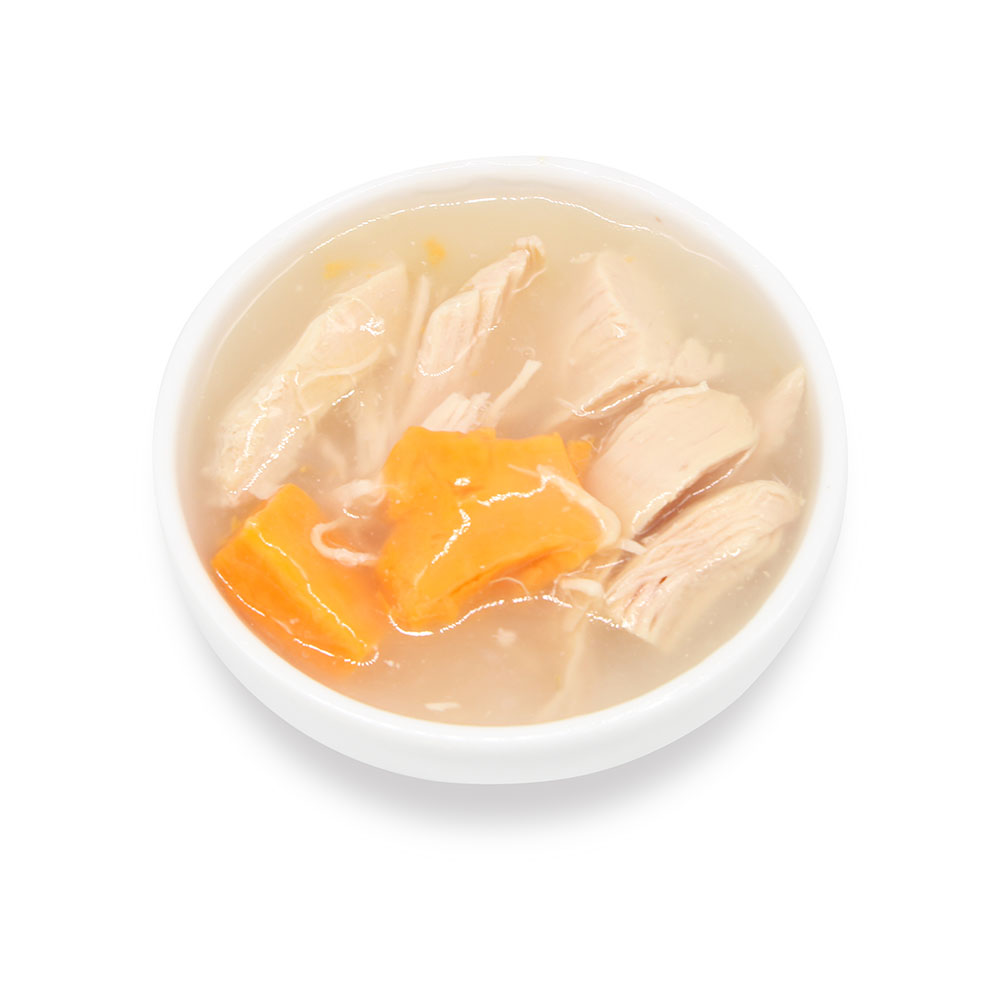 Chicken Fillet Soup with Sweet Potato