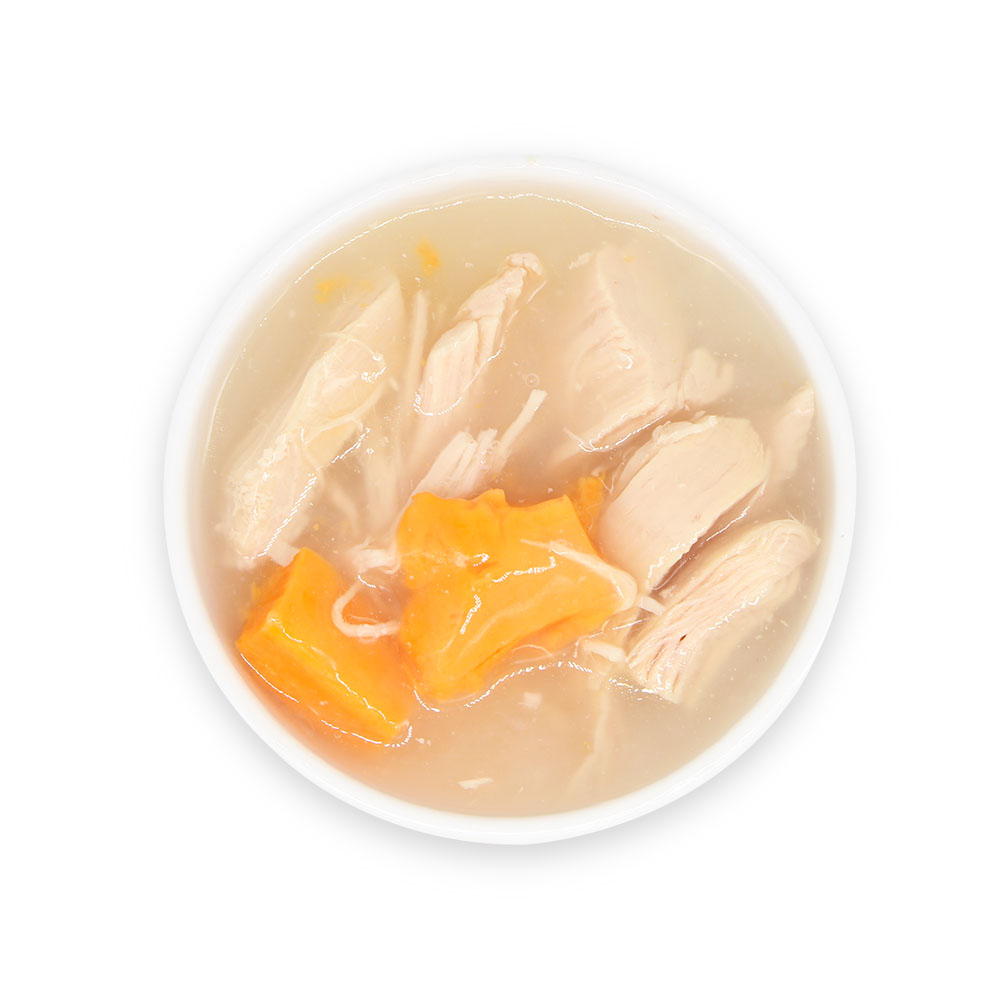 Chicken Fillet Soup with Sweet Potato