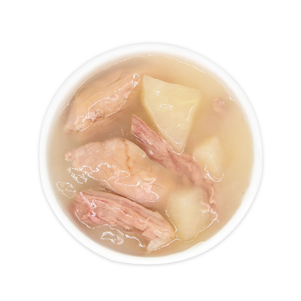 Duck Fillet Soup with Pea